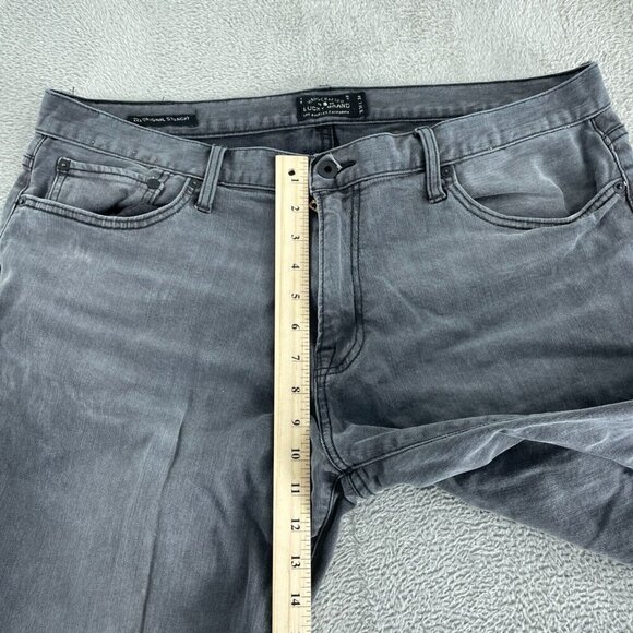 Lucky Brand Mens Handcrafted Grey Jeans W38 L34 3198 - Picture 6 of 10